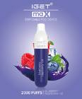 Schneller Eil-2300 Hauche IGET max 1100mah Nikotin Vape-Stift Batterie-5% mit unterschiedlicher Farbe