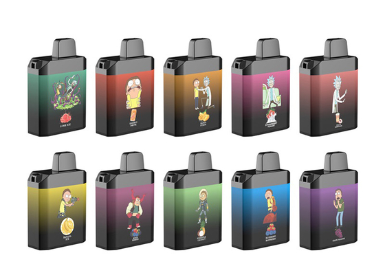 Rick And Morty Box Umb. 4000 stößt Wegwerf-Nikotin Vape-Stift-5% 10 Aromen luft