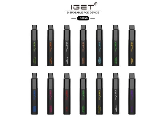 Hauche 12ml Iget-Legenden-4000 ölen Aroma Juice Taste Flüssigkeits-Mesh Coils 20