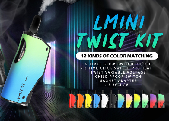 Kasten-Umb. magnetische CBD Imini-Torsions-500mAh Variable der Patronen-Batterie-3.3V-4.8V