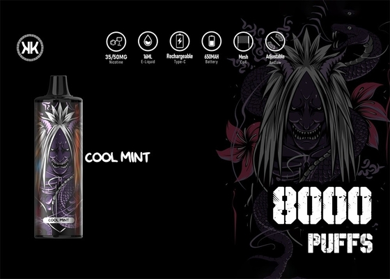 17ML EPOD Max Disposable Vape Pen 12 Arten würzen 8000 Nikotin-Dampf der Hauch-5%
