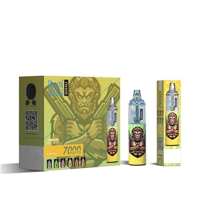 Flüssige Vapes RandM Hauche 14ML E Tornado-7000 mit Licht Mesh Coil Ands RGB