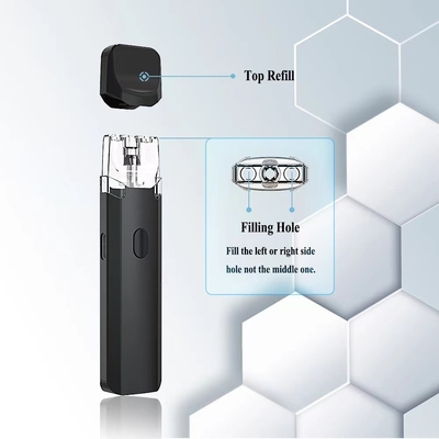 4x1.5mm Aufnahmen-Größe Wegwerf-Vape-Stift, keramisches Zigaretten-Gerät der Spulen-2ML