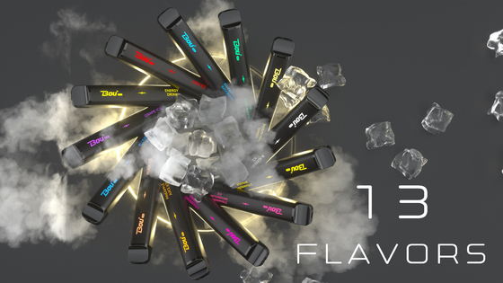 Wegwerf-3000 Hauche BOU HALTEN NIC 1350mAh 13 des Rauch-5% würzt Cig 10ml E ab