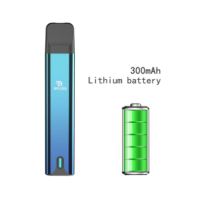 300 mAh Lithium wiederaufladbarer Dicköl-Einweg-Vape-Stift 1 ml mit sichtbarem Fenster