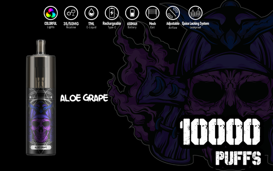 Super Big 10000 Puffs Einweg-Vape-Kit, KK Energy 17ml Liquid Epod Vape