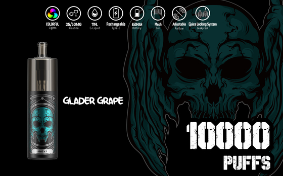 Super Big 10000 Puffs Einweg-Vape-Kit, KK Energy 17ml Liquid Epod Vape
