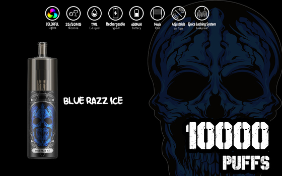 Visible Window Energy 10000 Puffs 17ml Liquid Epod Vape E Cig KK 10 Geschmacksrichtungen