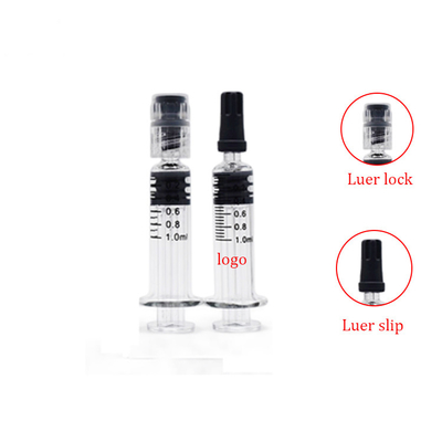 Jenaer Glas materielle Glaskapazität der Luer-Verschluss-Spritzen-0.5ml 1ml 2.25ml