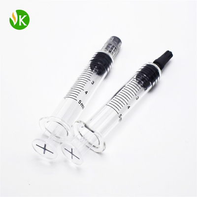 Jenaer Glas materielle Glaskapazität der Luer-Verschluss-Spritzen-0.5ml 1ml 2.25ml