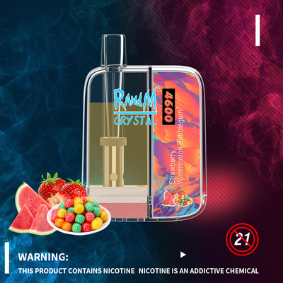 Haute Couture-Art RandM Crystal Disposable 4600 stößt Vapes mit 12 Aromen 10ml luft