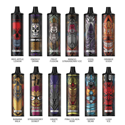 Batterie KK-Energie-maximale 8000 Hauche Wegwerf-EPOD wieder aufladbare E Cig Vape 650mah