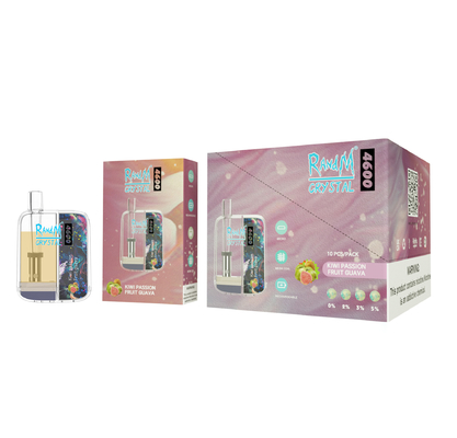 Hauche erstklassiger Vape Pen Disposable Nic Salt 10ML RandM Kristall-4600 12 Aromen