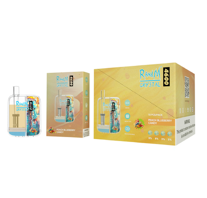 Hauche erstklassiger Vape Pen Disposable Nic Salt 10ML RandM Kristall-4600 12 Aromen