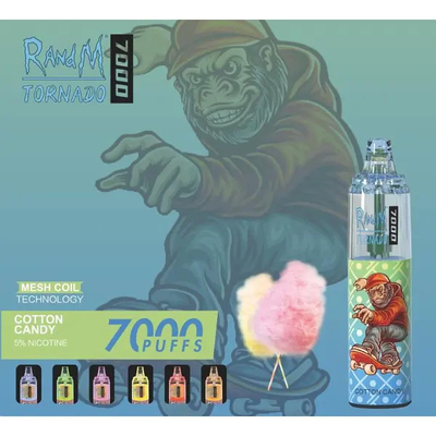 Fumot RandM Tornado 53 Geschmacksrichtungen 5% Nikotin Einweg-Vape Pen 850 mAh 8000 Puffs 14 ml