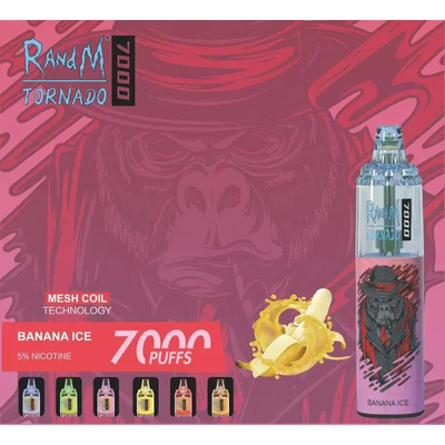 45 Aromen Wegwerf-erstklassiges tragbares Nikotin des Vape-Stift RandM-Tornado-14ML Zerstäuber-0/2/3/5%