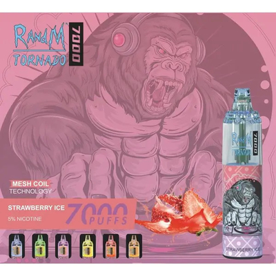 45 Aromen Wegwerf-erstklassiges tragbares Nikotin des Vape-Stift RandM-Tornado-14ML Zerstäuber-0/2/3/5%