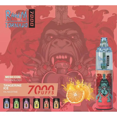 45 Aromen Wegwerf-erstklassiges tragbares Nikotin des Vape-Stift RandM-Tornado-14ML Zerstäuber-0/2/3/5%