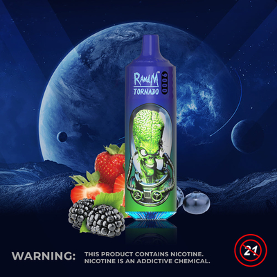 43 Geschmacksrichtungen Fumot RandM Tornado 5% Nikotin Einweg-Vape-Pen 850 mAh 9000 Puffs 18 ml Flüssigkeit