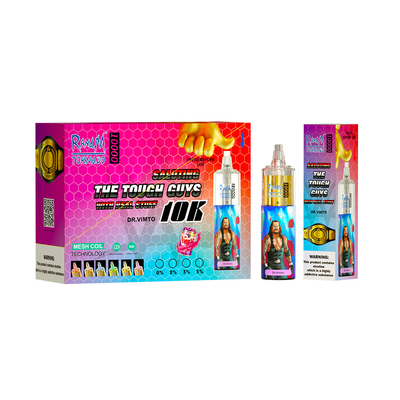 Großer Tornado Wegwerf-Vape e-Cig-RANDM sperren 20 Aromen 10000 Hauche 20 ml ein