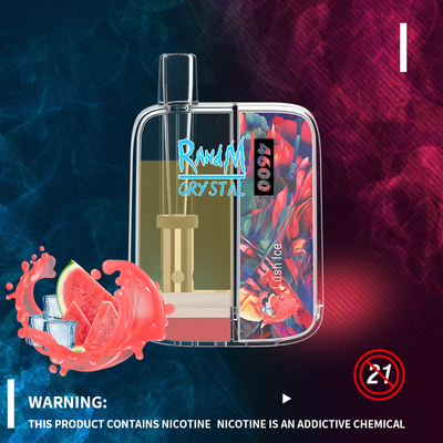 Dünner Kasten Wegwerf-Hauche 10ML Kristalles 4600 Vape RandM erstklassiger tragbarer Zerstäuber