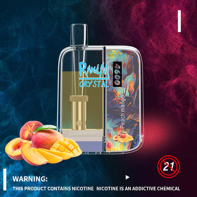 Dünner Kasten Wegwerf-Hauche 10ML Kristalles 4600 Vape RandM erstklassiger tragbarer Zerstäuber
