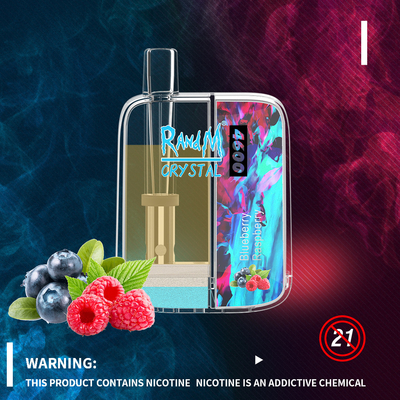 Dünner Kasten Wegwerf-Hauche 10ML Kristalles 4600 Vape RandM erstklassiger tragbarer Zerstäuber