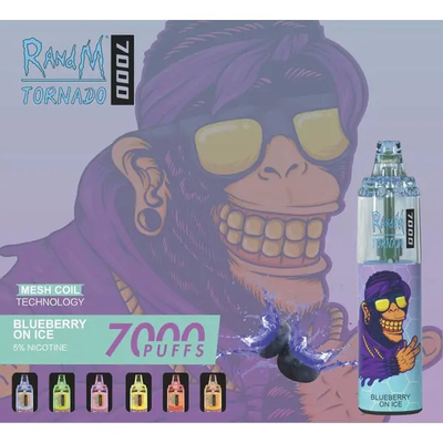 Großhandels- randM enthalten Wegwerf-7000 Nikotin Hauch-5% 45 Aromen Vape