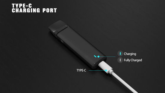 2 ml Einweg-Vape-Penpatrone 2 in 1 Doppelgeschmacks-Vaporizer-Pod-Gerät mit Typ-C-Ladegerät