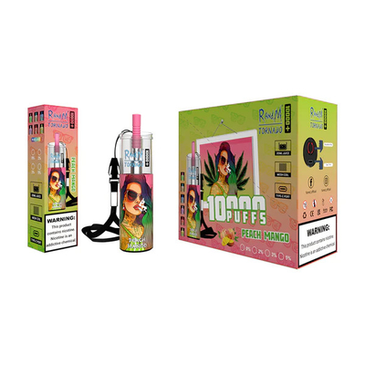 5% Nikotin 20 ml Flüssigkeit Frucht-Eis-Saft Geschmacklich 14 Aromen Fumo Tornado 10000 Schnupfen Plus Einweg-Vape