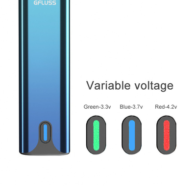 Gewohnheit 300 Milliamperestunde 2ml der hohen Qualität heizen Wegwerf-Vape Pen Pod No Leak Adjustable Spannung des Knopf-CBD vor