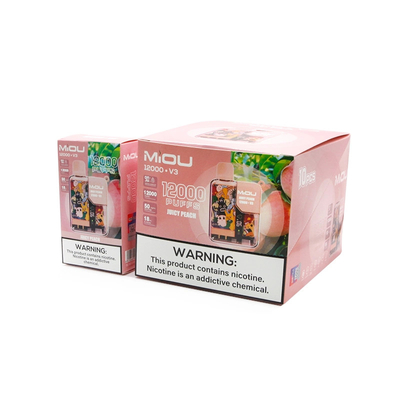 Heißer Verkauf Miou V3 20 Aromen Einweg-Vape-Display Bildschirm 12000 Puffs Nikotin E Zigarette Vape