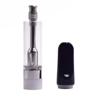 2.0mm 2.3mm schwarze Patrone 316SS Spitzen-CBD Vape Wegwerf