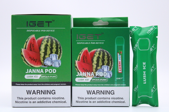 Großhandelselektronische Wegwerfhauche 1.6ml Iget Janna Disposable Vape des Zigaretten-Stift-450