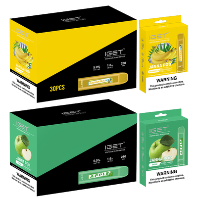 280mah Watermelom IGET Vape Wegwerf-JANNA Vape Pen 450 Hauche
