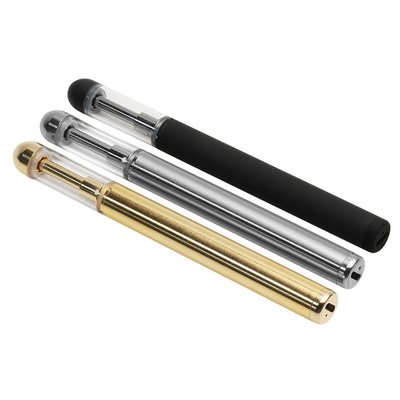 Wegwerf-Vape Pen Ceramic Coil Heating 0.5ml Glas-Behälter der Metall-Runden-Spitzen-CBD