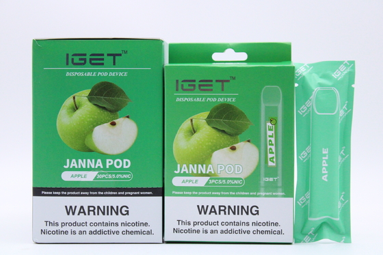 Wegwerfnikotin-Hülsen des Litschi-Eis-IGET Vape 450 Hauche