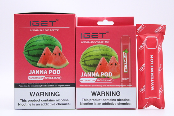 Wegwerfnikotin-Hülsen des Litschi-Eis-IGET Vape 450 Hauche