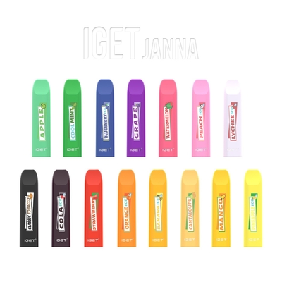 1.6ml 450 stößt Wegwerf-Vape Pen Pod Device IGET JANNA Disposable luft