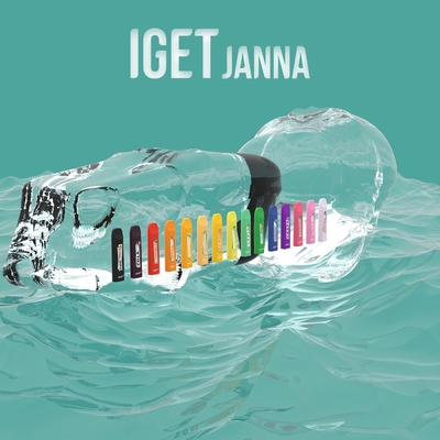 1.6ml 450 stößt Wegwerf-Vape Pen Pod Device IGET JANNA Disposable luft