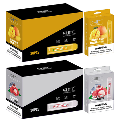 450 Hauche 1.6ml IGET Vape Wegwerf-JANNA Electronic Cigarette