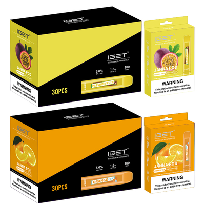 450 Hauche 1.6ml IGET Vape Wegwerf-JANNA Electronic Cigarette