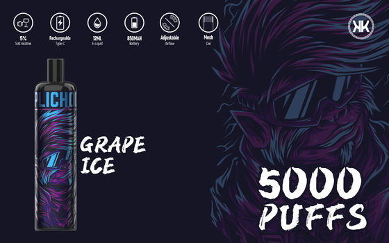 E flüssige des Zigaretten-5000 Energie Wegwerf-Vape Pen Vaporizer Hauch-Hülsen-System-Epod