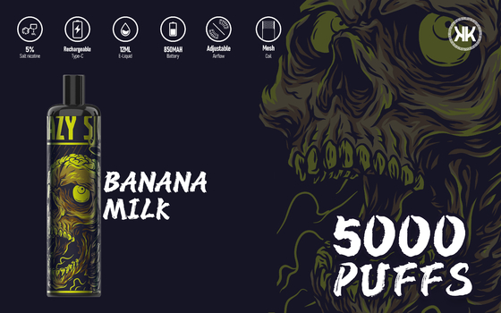 Art wieder aufladbare E Zigarette C, Milch-Hülsen-System Vape der Bananen-12ml sperrt ein