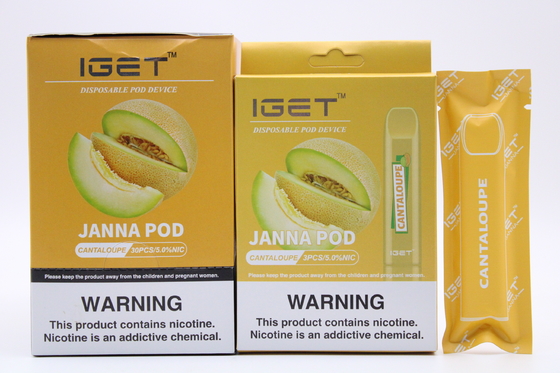 Ursprüngliches IGET JANNA Vape Pen 450 stößt flüssige elektronische Zigarette IGET E luft