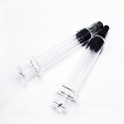 Öl-Glas- Spritze 0.5ml 1ml leerer klarer Thc Wegwerf-Luer-Verschluss-unnötige Einspritzung