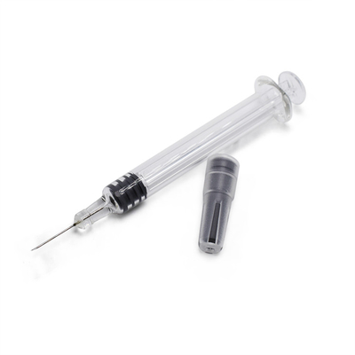Öl-Glas- Spritze 0.5ml 1ml leerer klarer Thc Wegwerf-Luer-Verschluss-unnötige Einspritzung