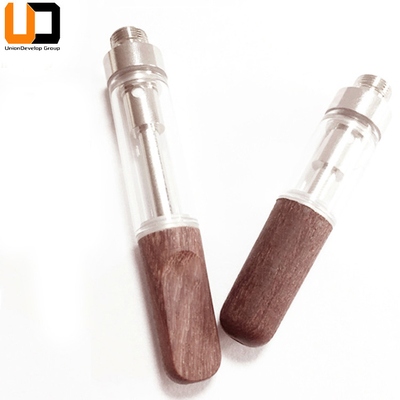 Keramisches Patronen-Hülsen-System-hölzernes Spitzen-Glas der Spulen-0.5ml 1ml CBD Vape