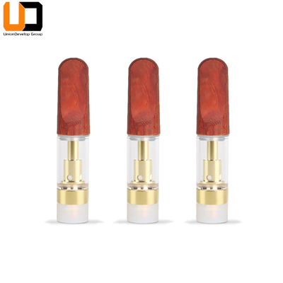 Keramisches Patronen-Hülsen-System-hölzernes Spitzen-Glas der Spulen-0.5ml 1ml CBD Vape