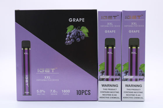 Anti-undichte nachfüllbare System-Hülse, die Stift 1800 IGET XXL Vape raucht